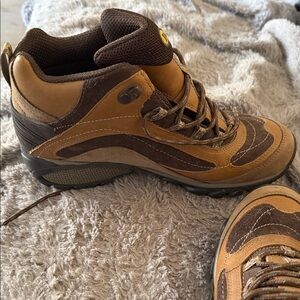 Merrell Two-Tone Brown Hiking Boots
